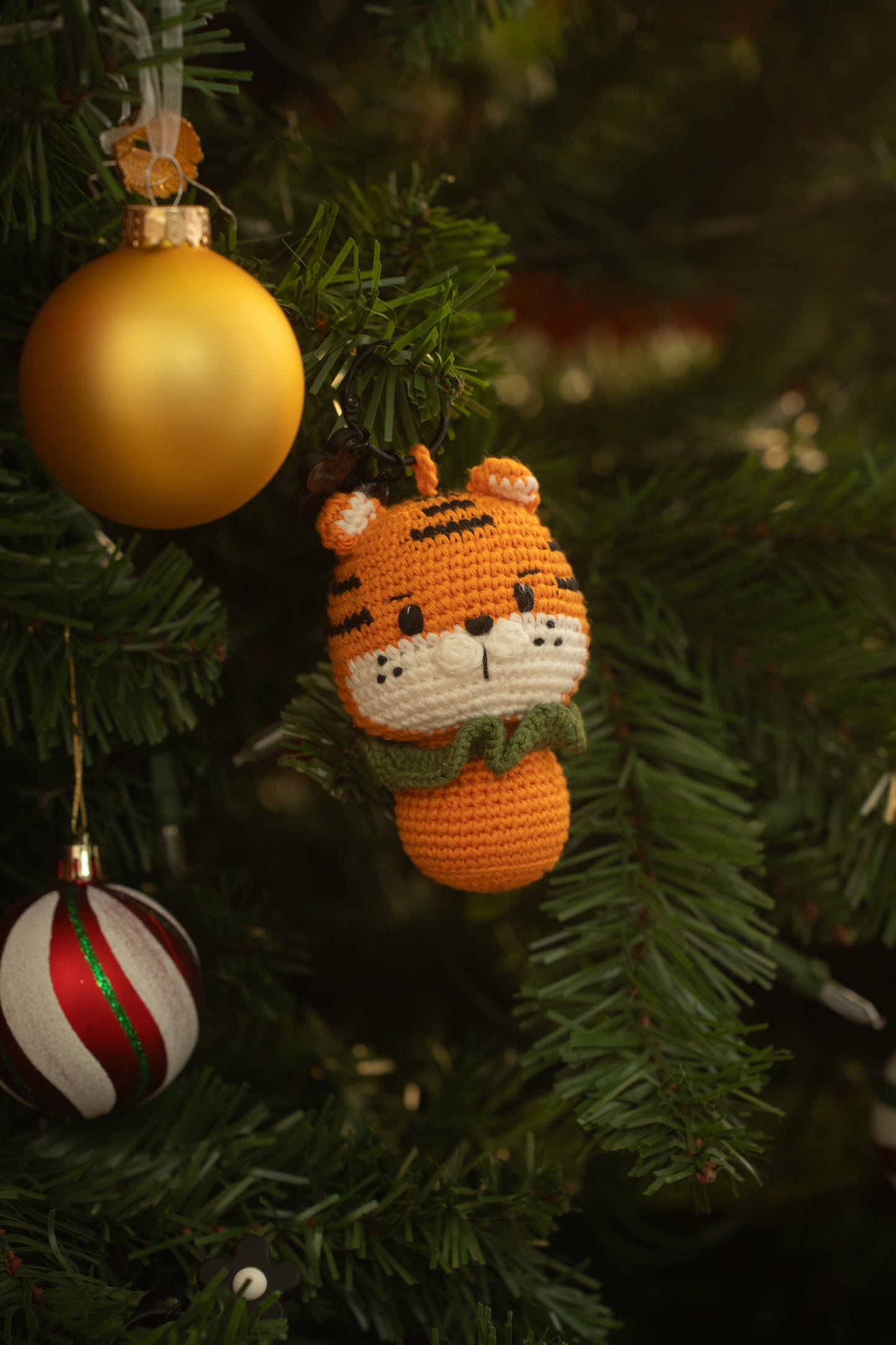 Hand-crafted Keychain - Baby Tiger