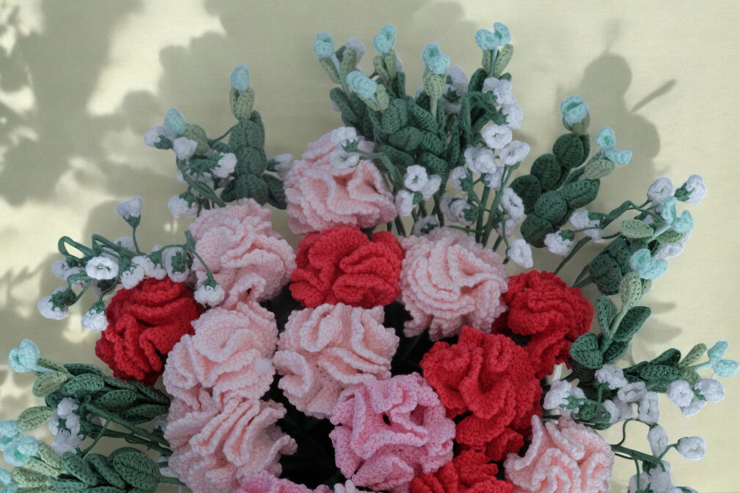 Carnation Handcrafted Crochet Flower