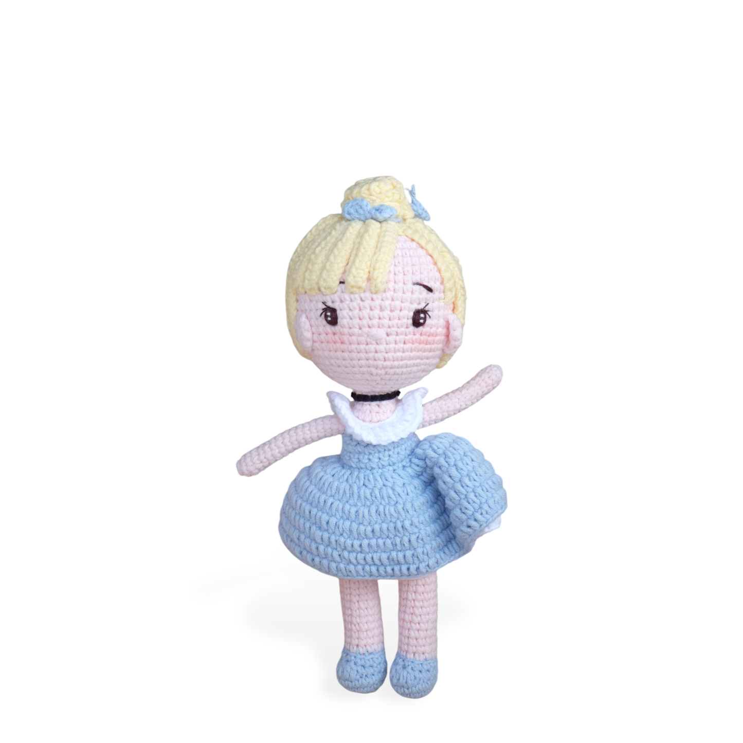 Cinderrella - handmade crochet doll