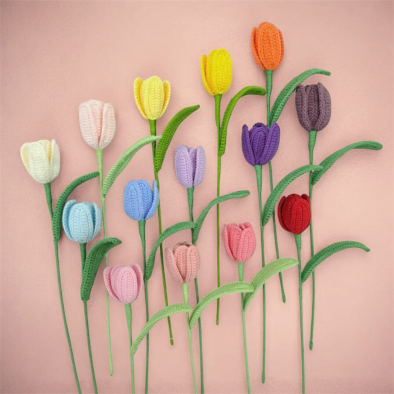 Tulip - handmade crochet flower