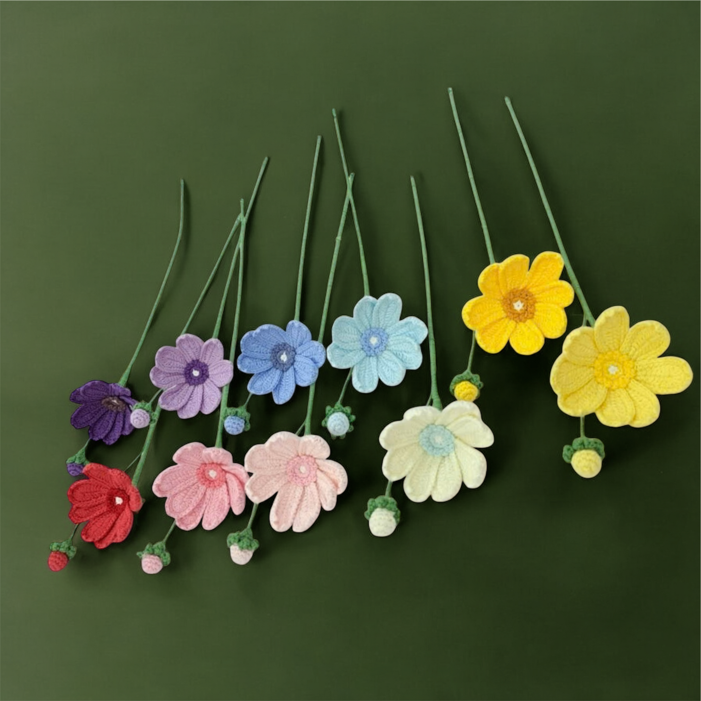 Cosmo - handmade crochet flower