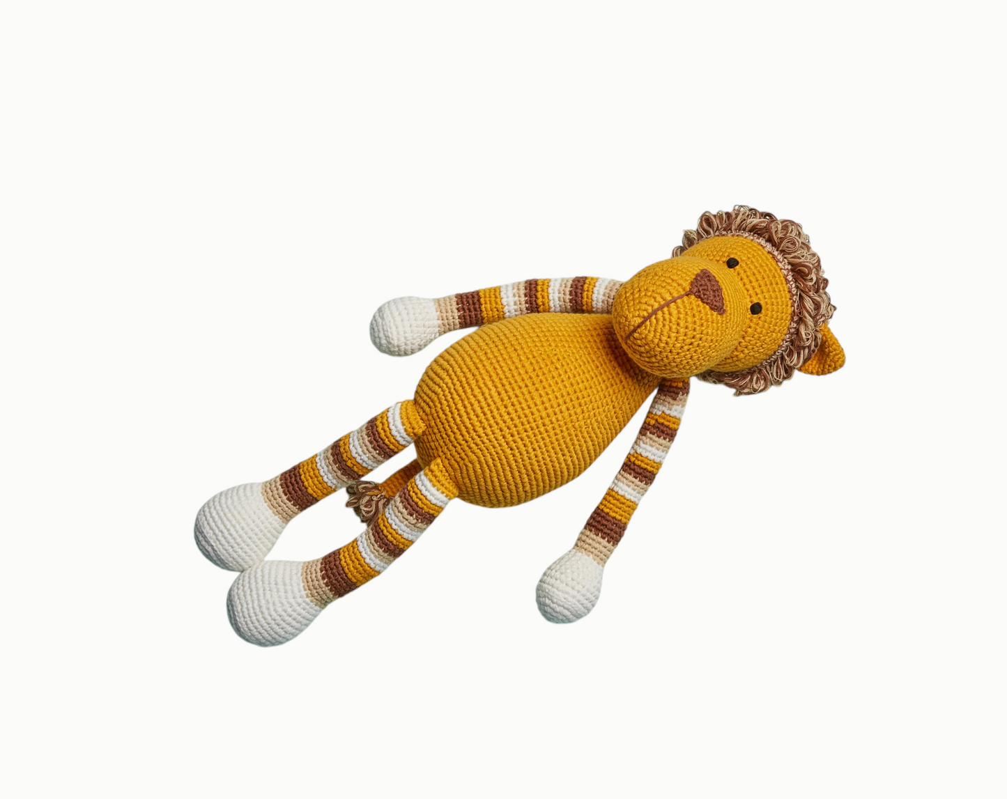 Bennie The Lion - handmade crochet animal