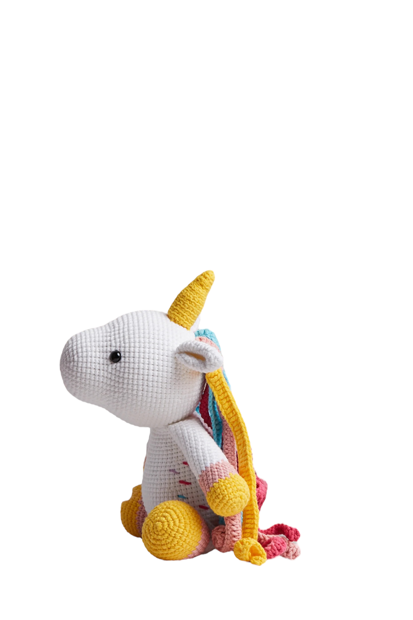 Rainbow Unicorn - handmade crochet animal