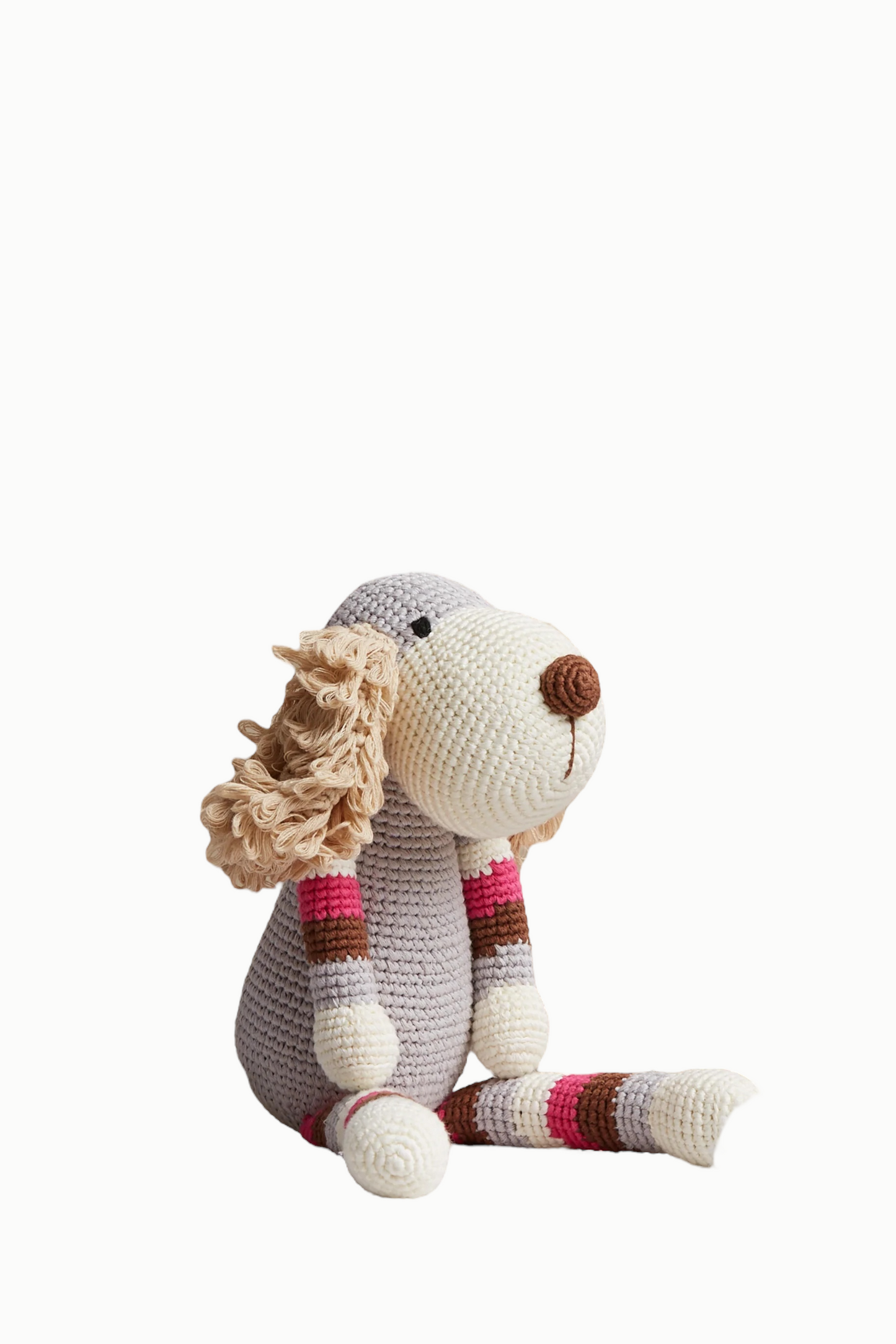 Ruffles The Puppy - handmade crochet animal
