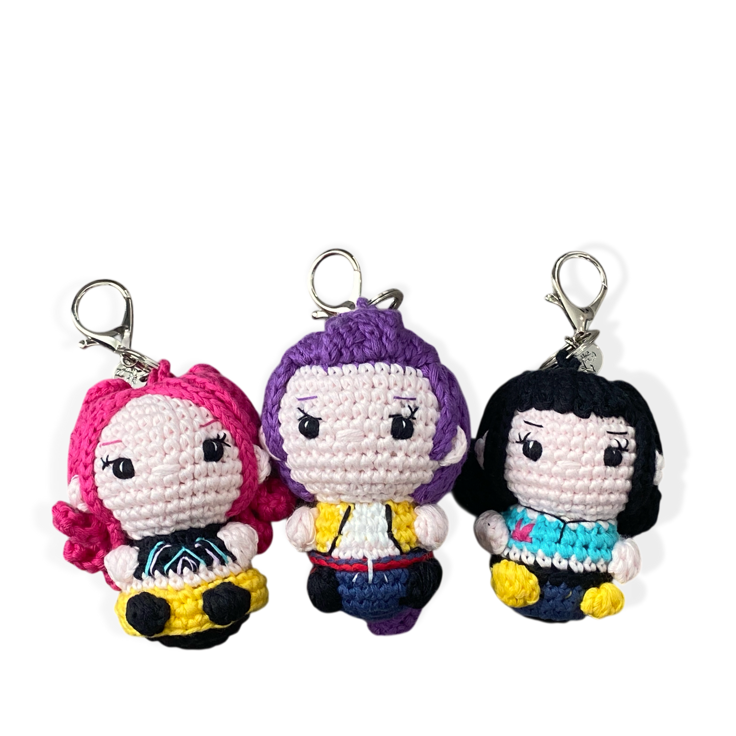 Kpop Girl Group - handmade crochet keychain