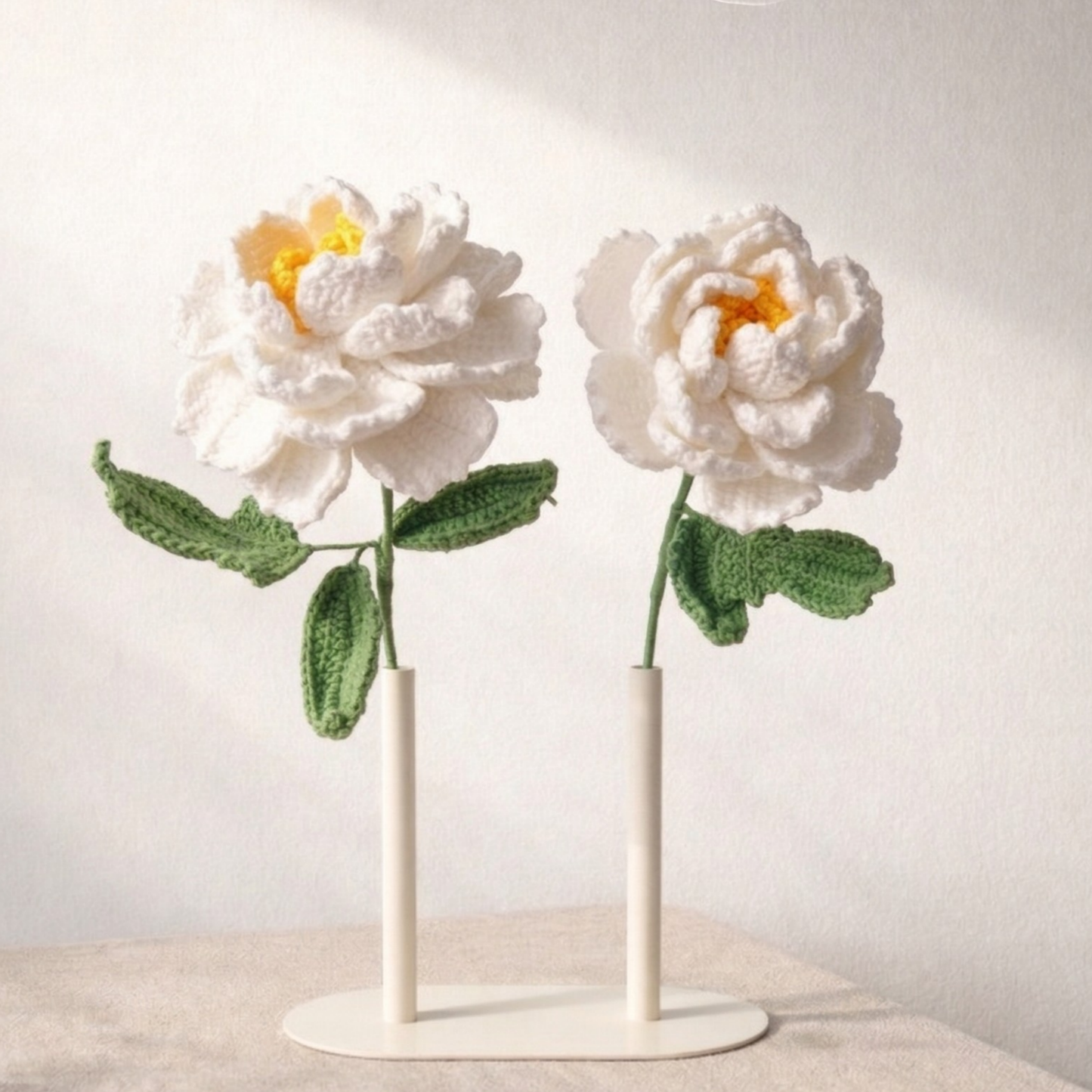Peony - handmade crochet flower