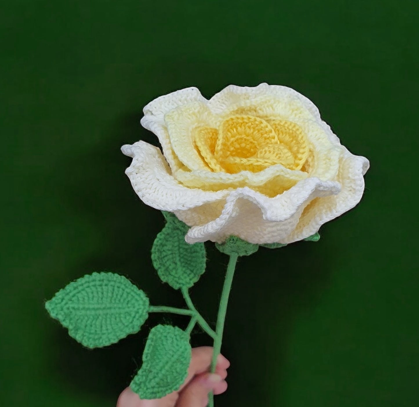 Rose - handmade crochet flower