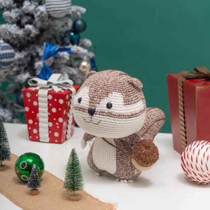 Nutty The Squirrel - handmade crochet animal