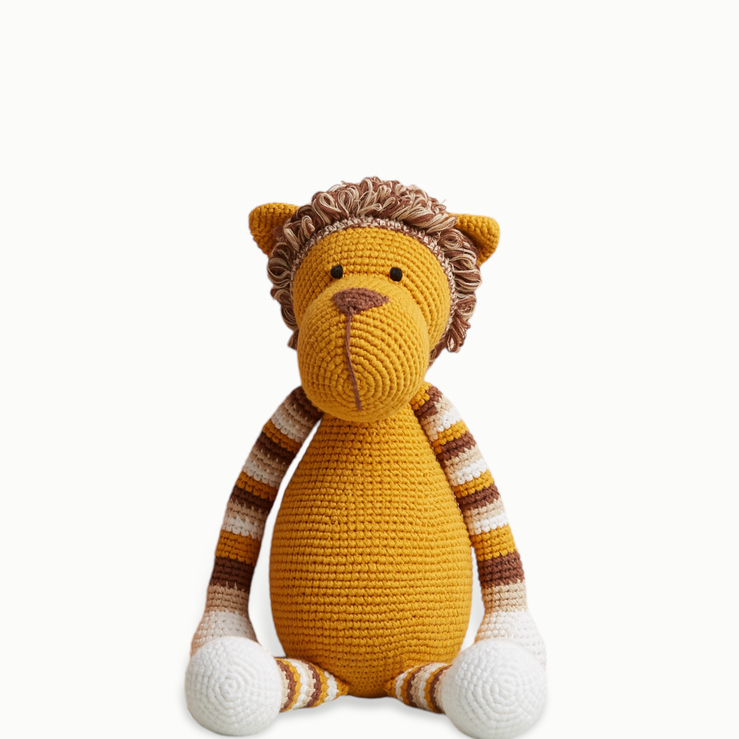 Bennie The Lion - handmade crochet animal