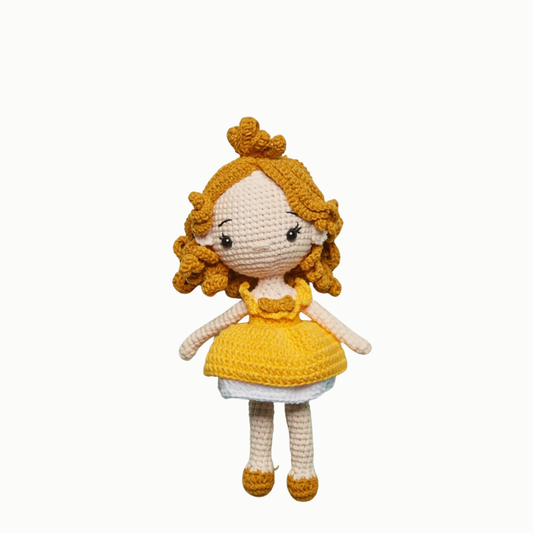 Belle - handmade crochet doll