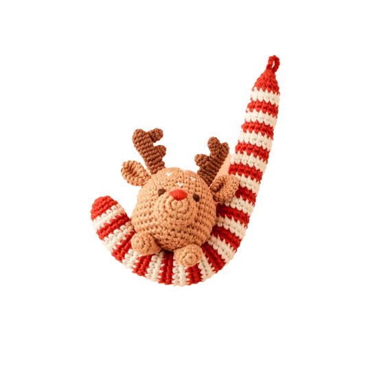 Candycane - handmade crochet ornament