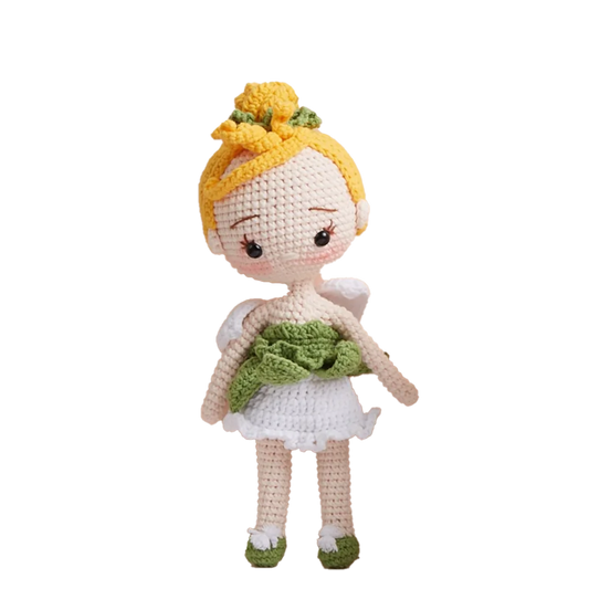 Fairy Princess - handmade crochet doll