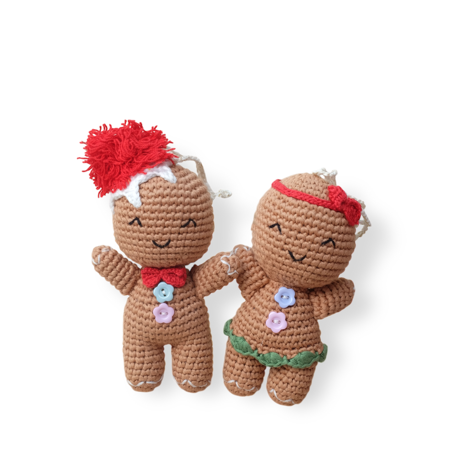 Gingerbread - handmade crochet ornament