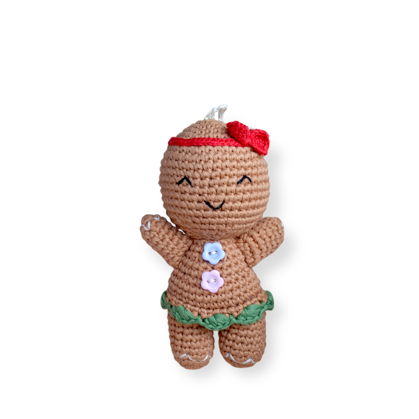 Gingerbread - handmade crochet ornament