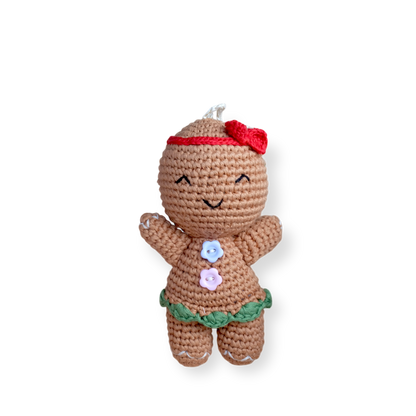 Gingerbread - handmade crochet ornament