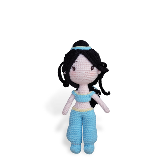 Jasmine - handmade crochet doll