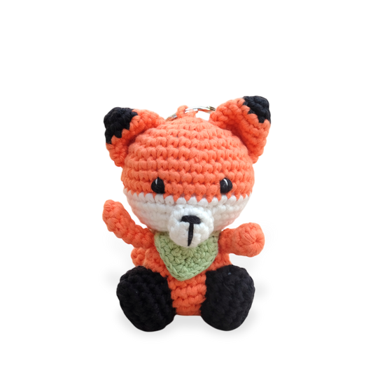 Megan Fox - handmade crochet keychain