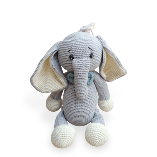 Luffy The Elephant - handmade crochet animal