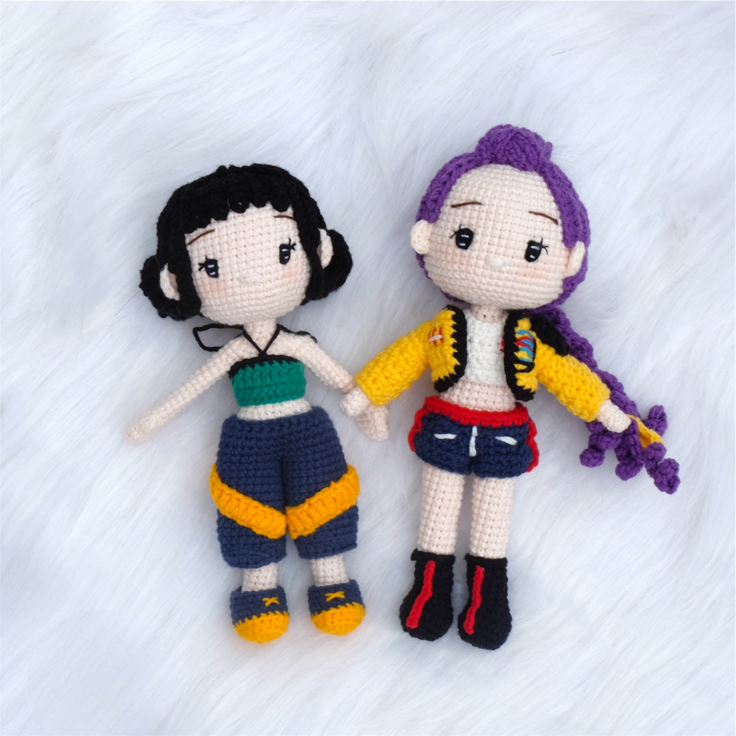 Kpop Girl Group Leader - handmade crochet doll