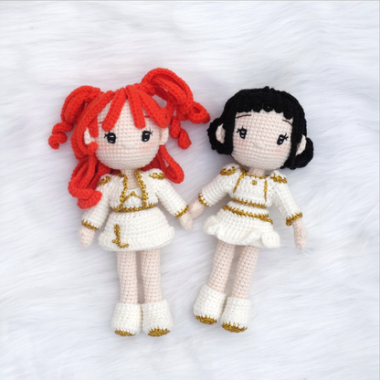 Zoey Kpop Demon Hunter - handmade crochet doll