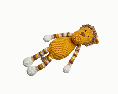 Bennie The Lion - Handcrafted Crochet