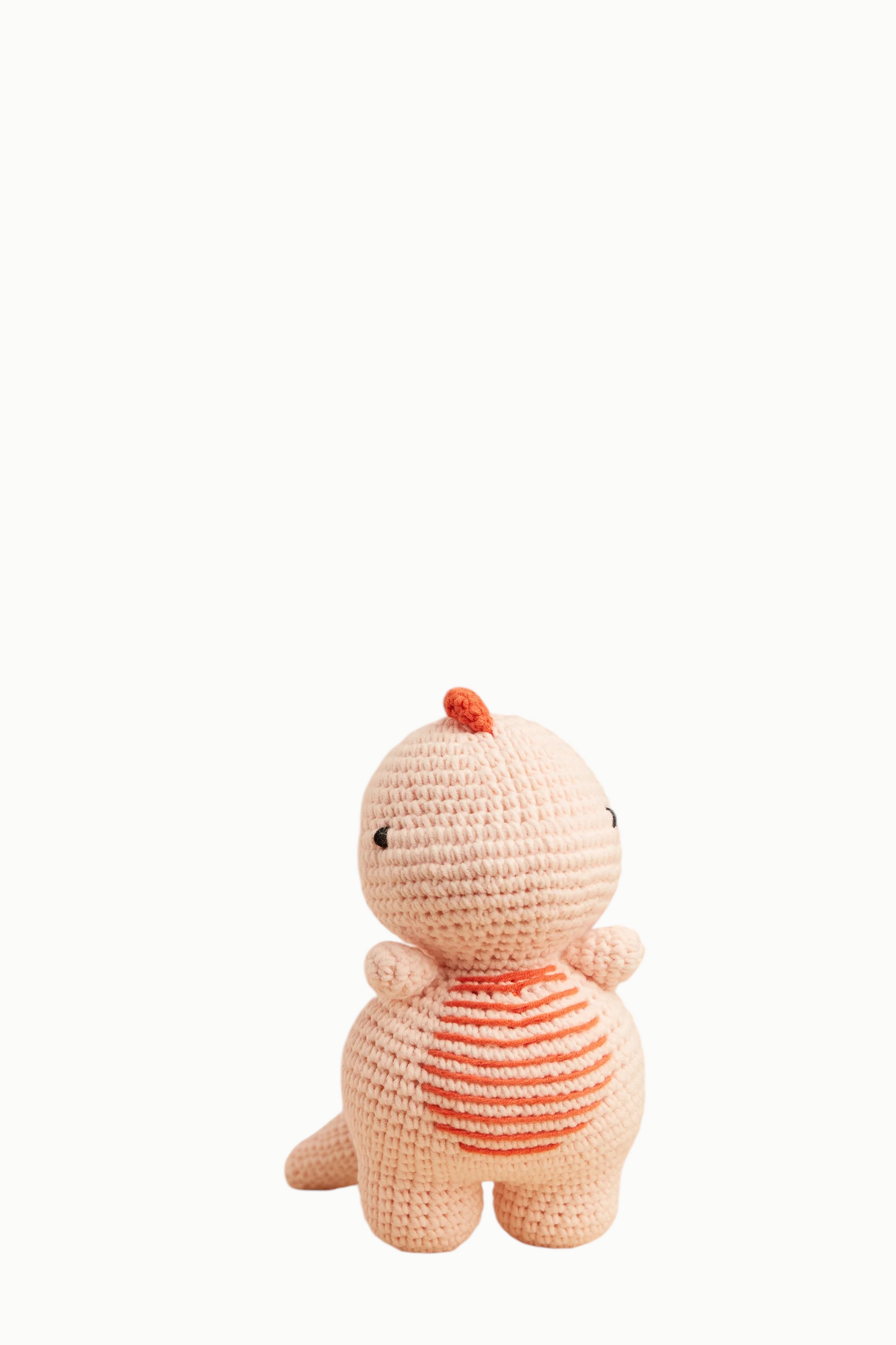 Pink Allosaurus Dinosaur - handmade crochet animal