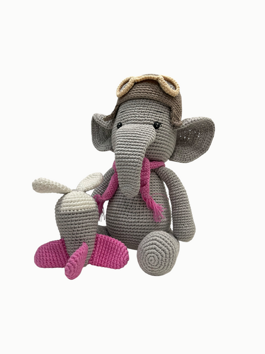 Elephant the Maverick - Handcrafted Crochet