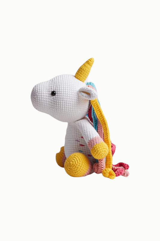 Rainbow Unicorn - Handcrafted Crochet