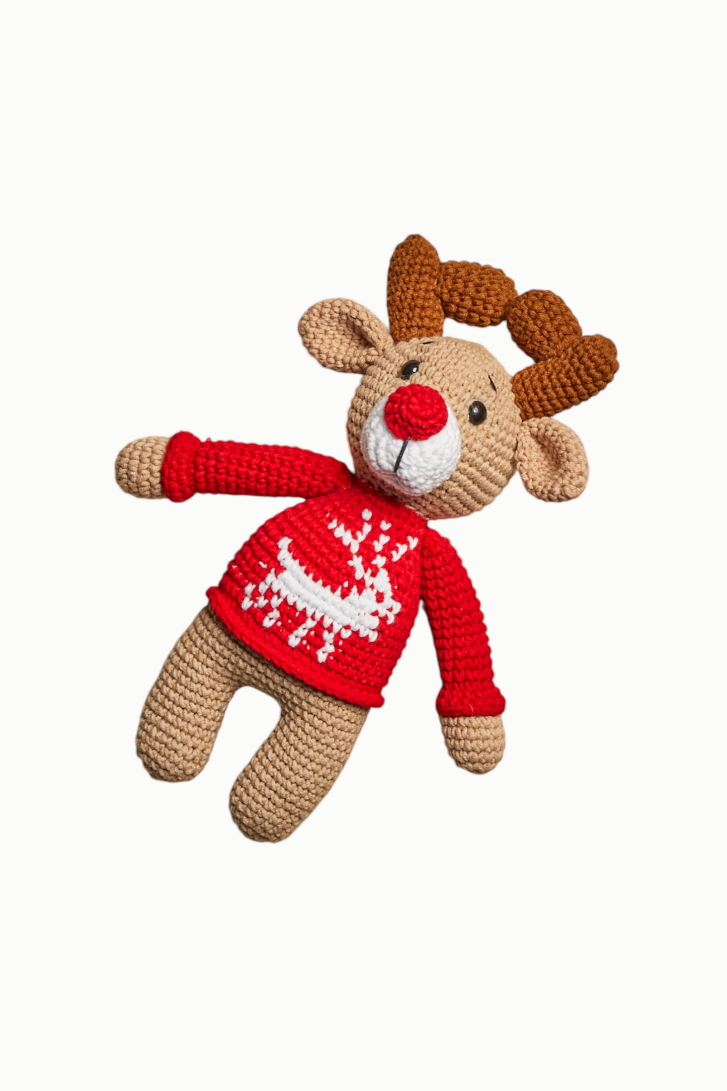 Rudolph the Reindeer - Handcrafted Crochet