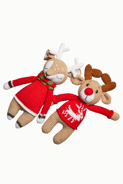 Rudolph the Reindeer - Handcrafted Crochet