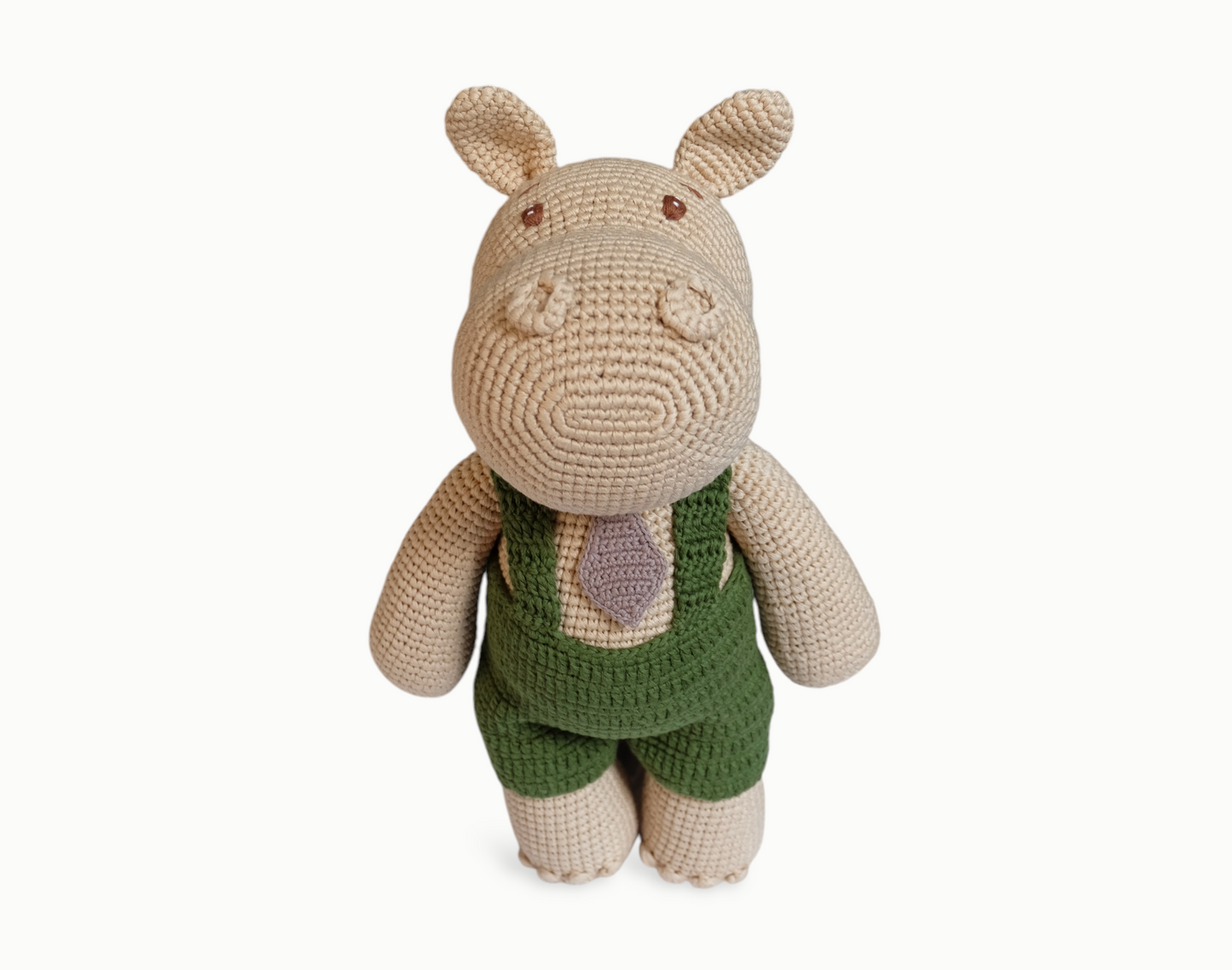 Muffin The Hippo - Handcrafted Crochet