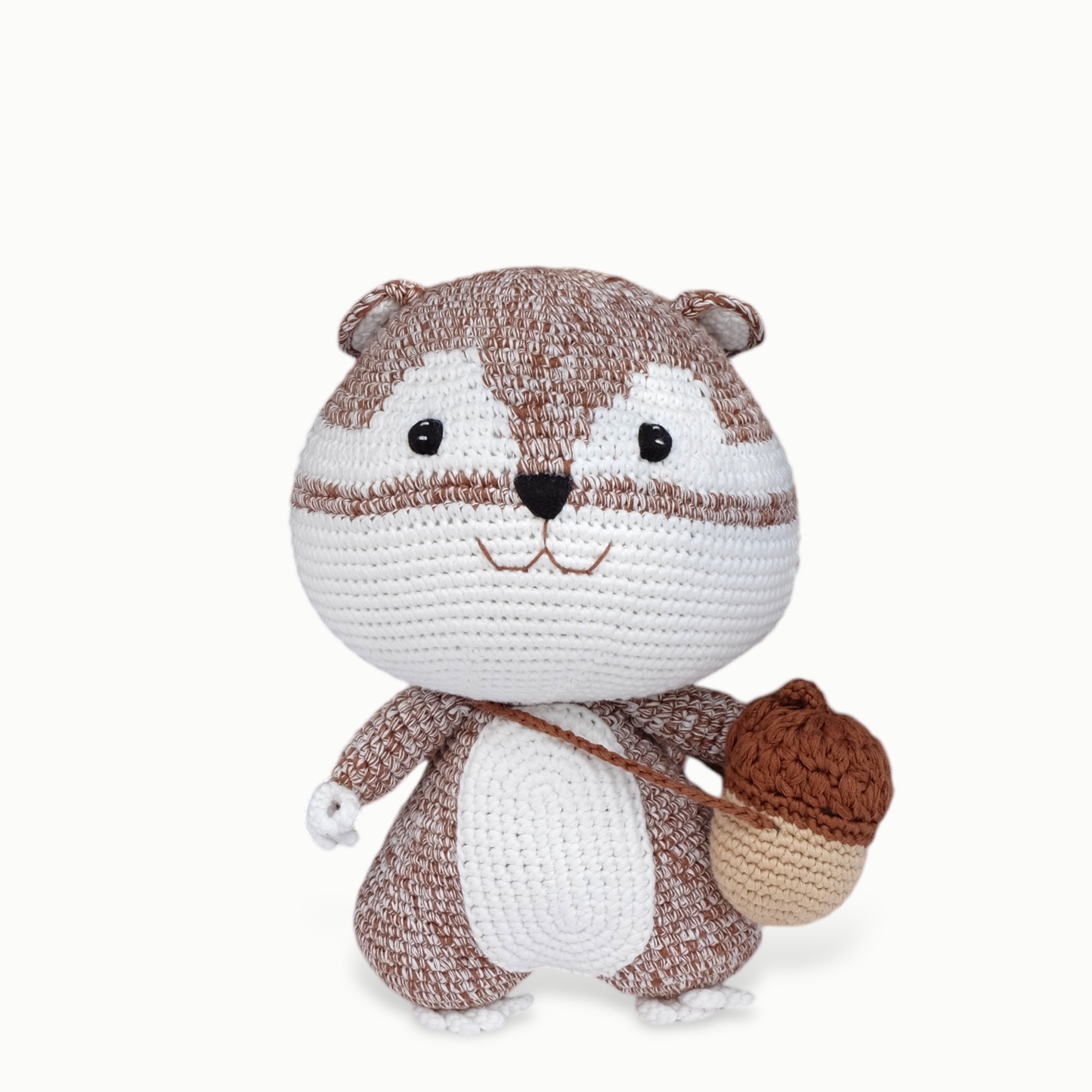 Nutty The Squirrel - handmade crochet animal