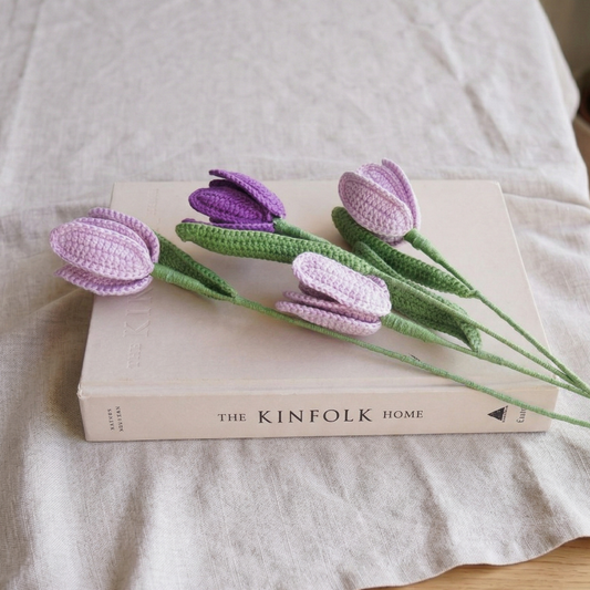 Tulip - handmade crochet flower