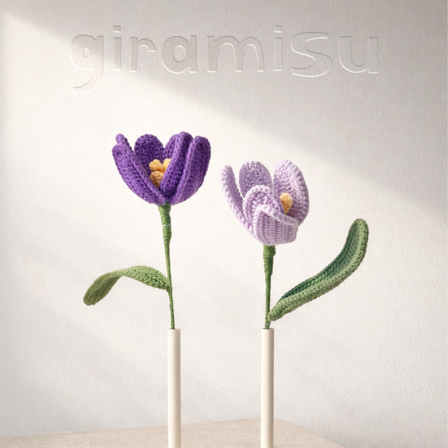 Tulip - handmade crochet flower