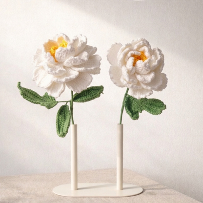 Peony - handmade crochet flower