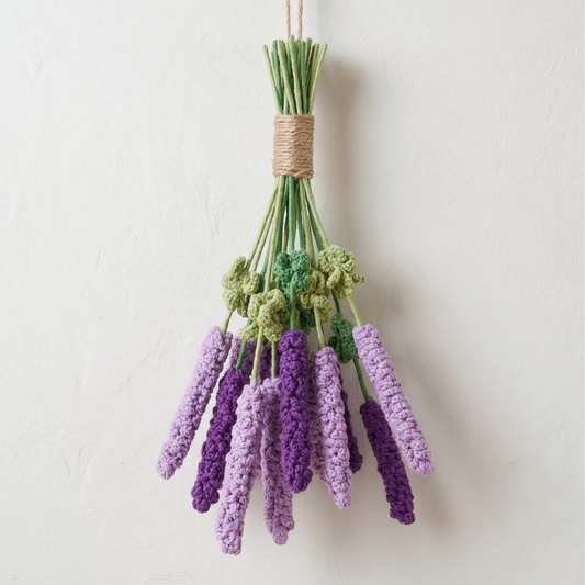 Lavender - handmade crochet flower