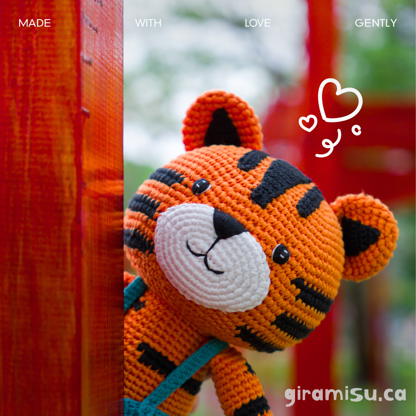 Tigro the Tiger - handmade crochet animal