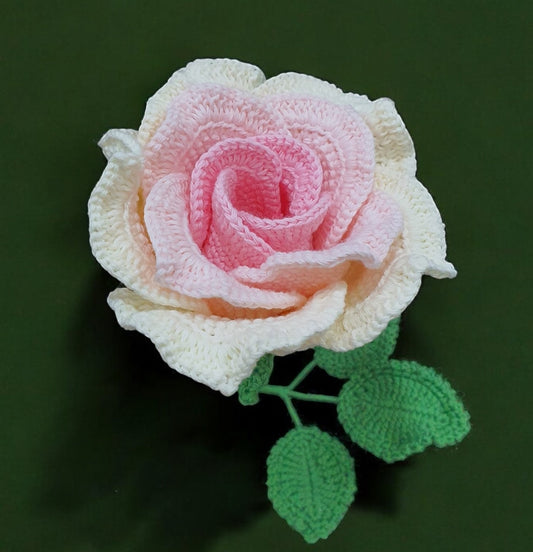 Rose - handmade crochet flower