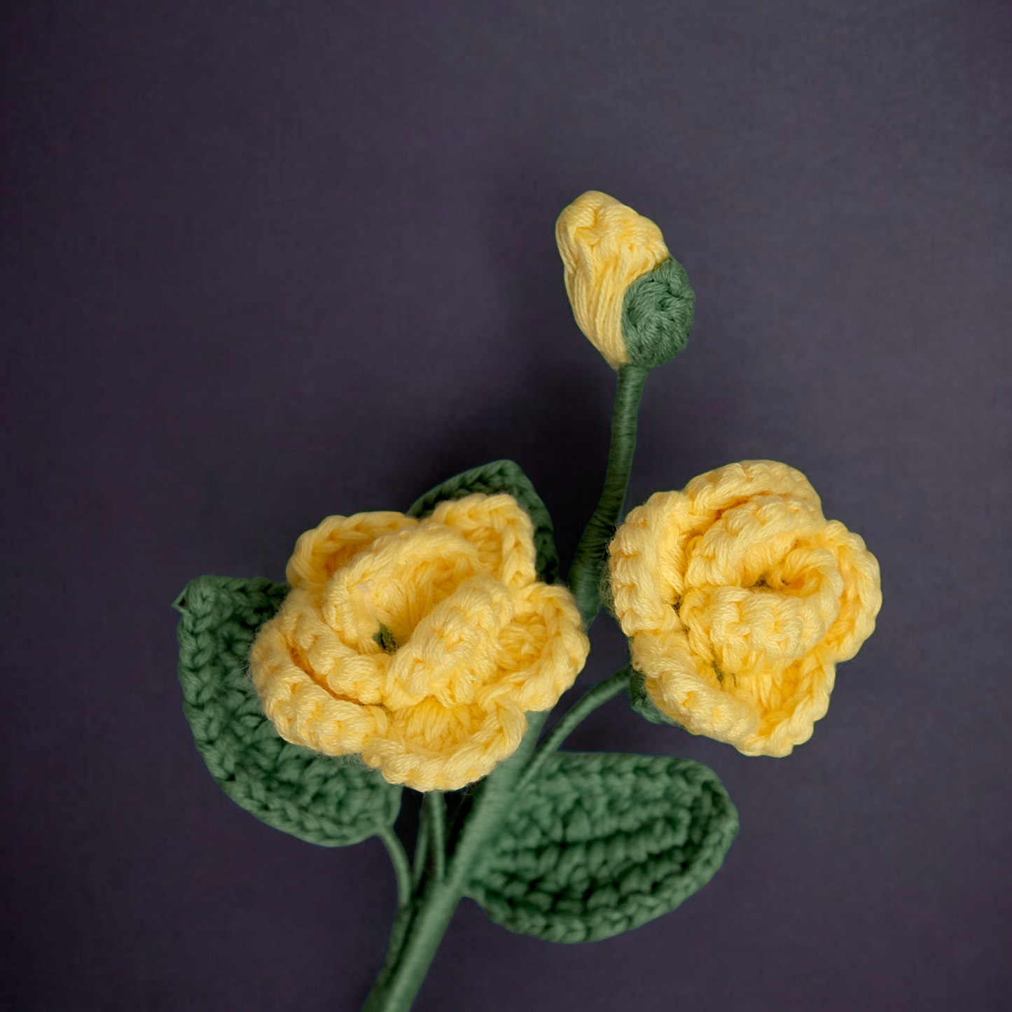 Mini Rose - handmade crochet flower