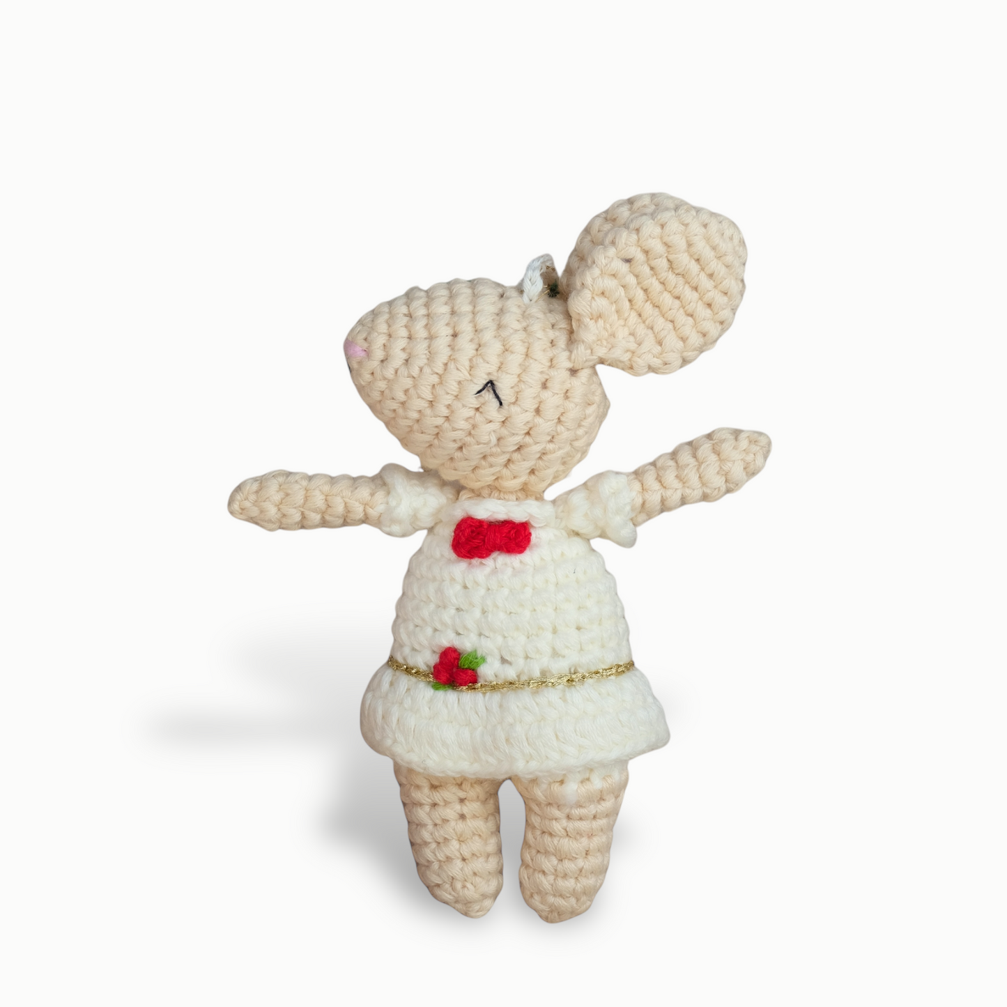 Bunny - handmade crochet ornament