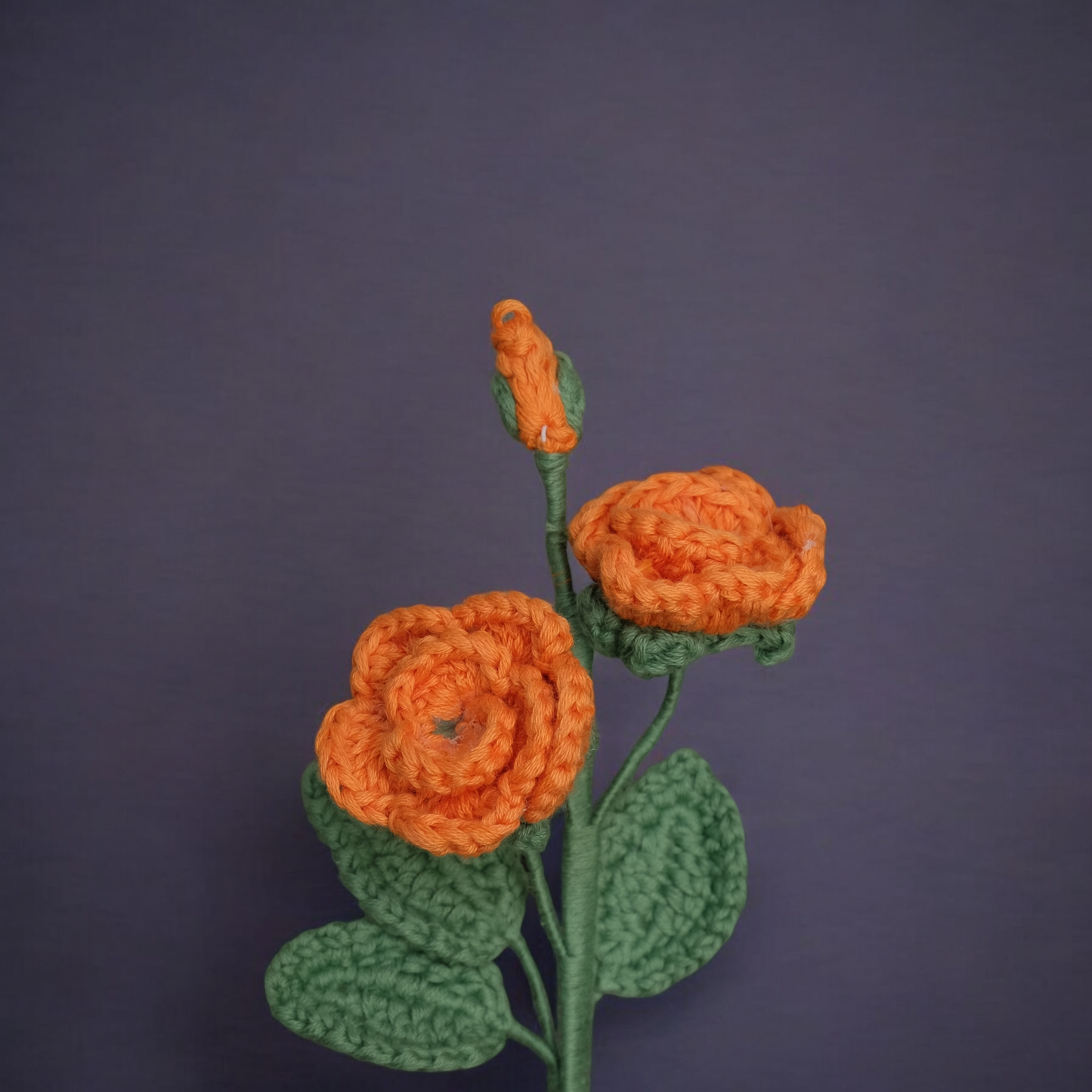 Mini Rose - handmade crochet flower