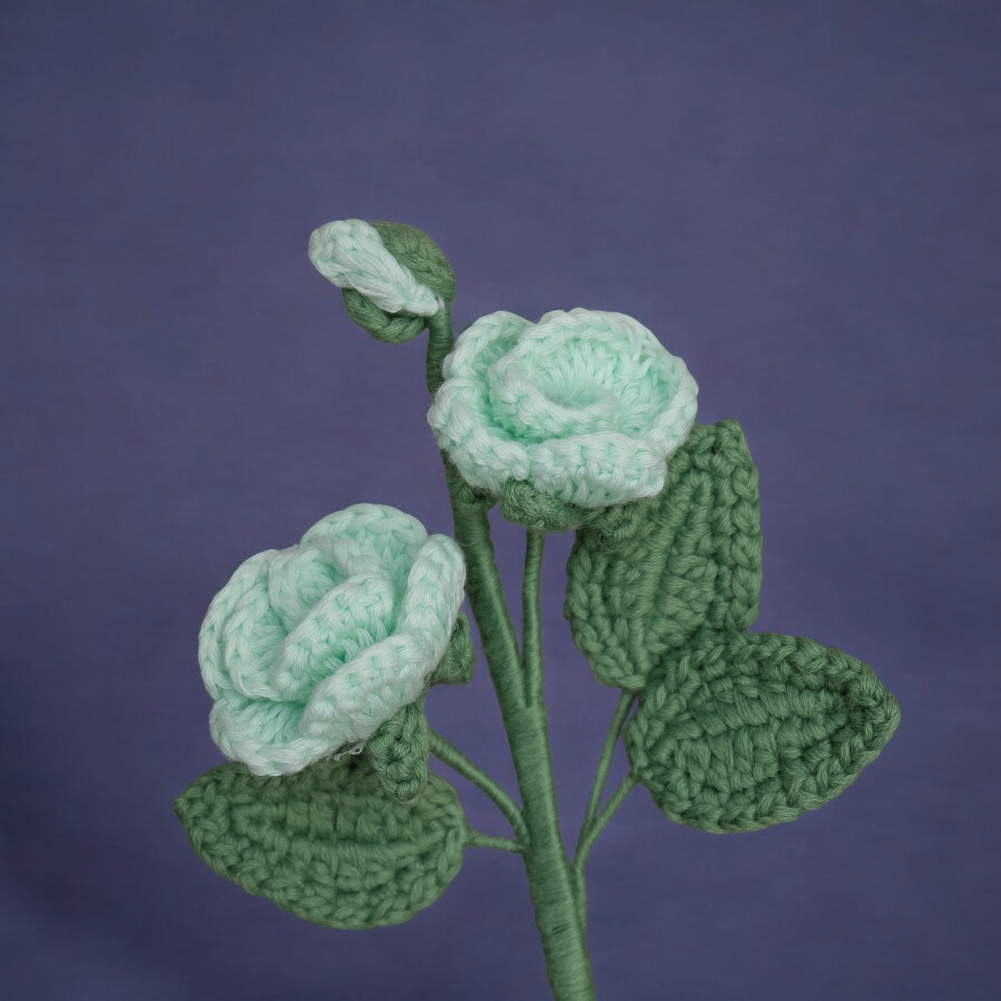 Mini Rose - handmade crochet flower
