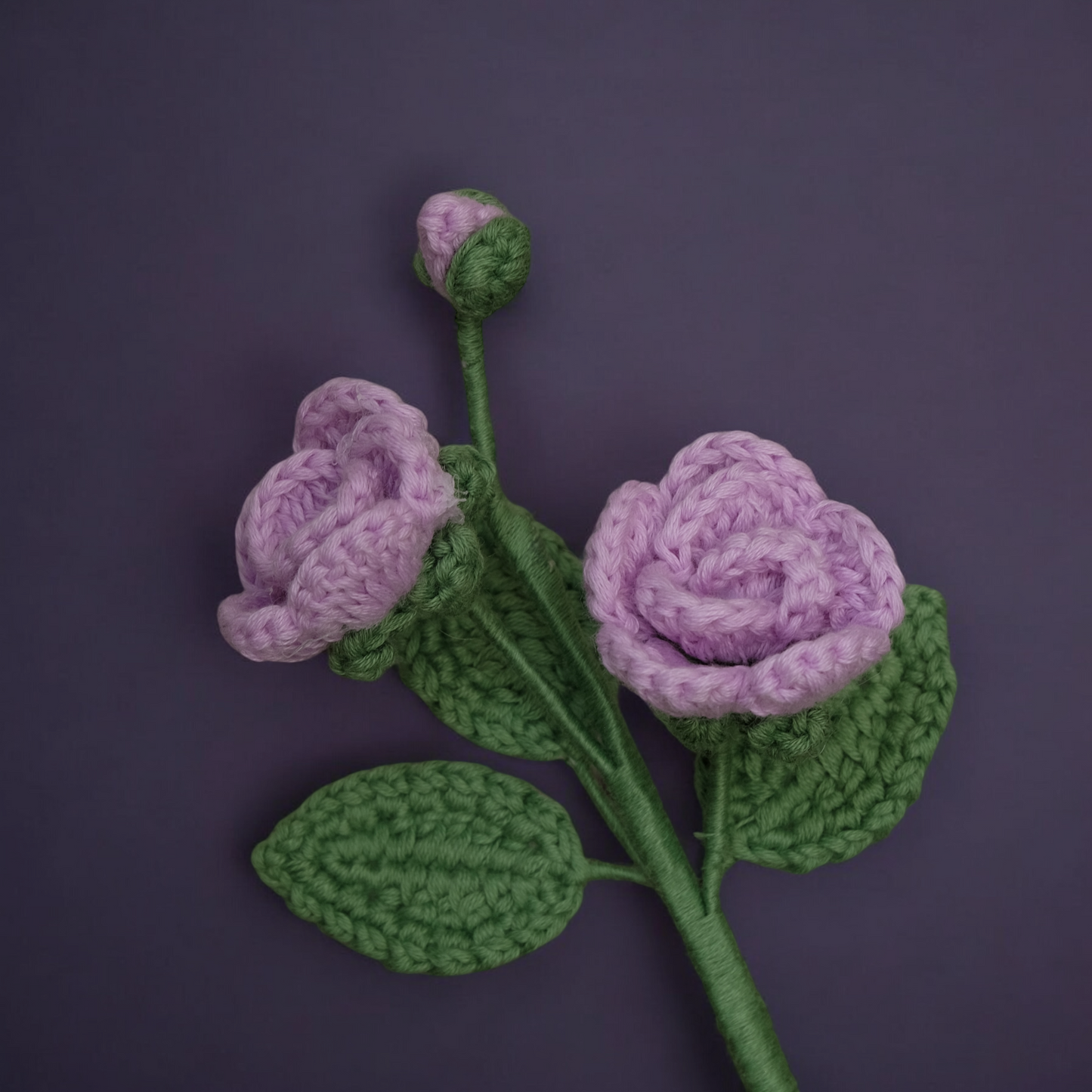 Mini Rose - handmade crochet flower